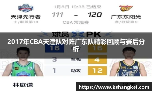2017年CBA天津队对阵广东队精彩回顾与赛后分析